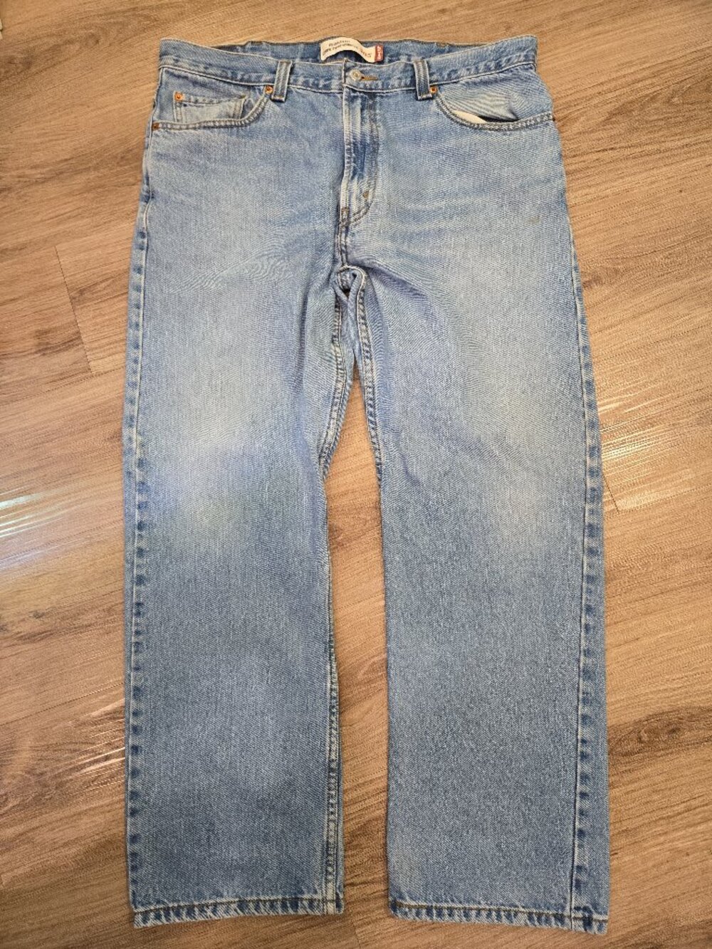 Levi's 505 Regular Fit Straight Leg Jeans Mens Size 38x30